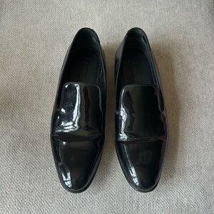 HUGO BOSS patent leather loafers